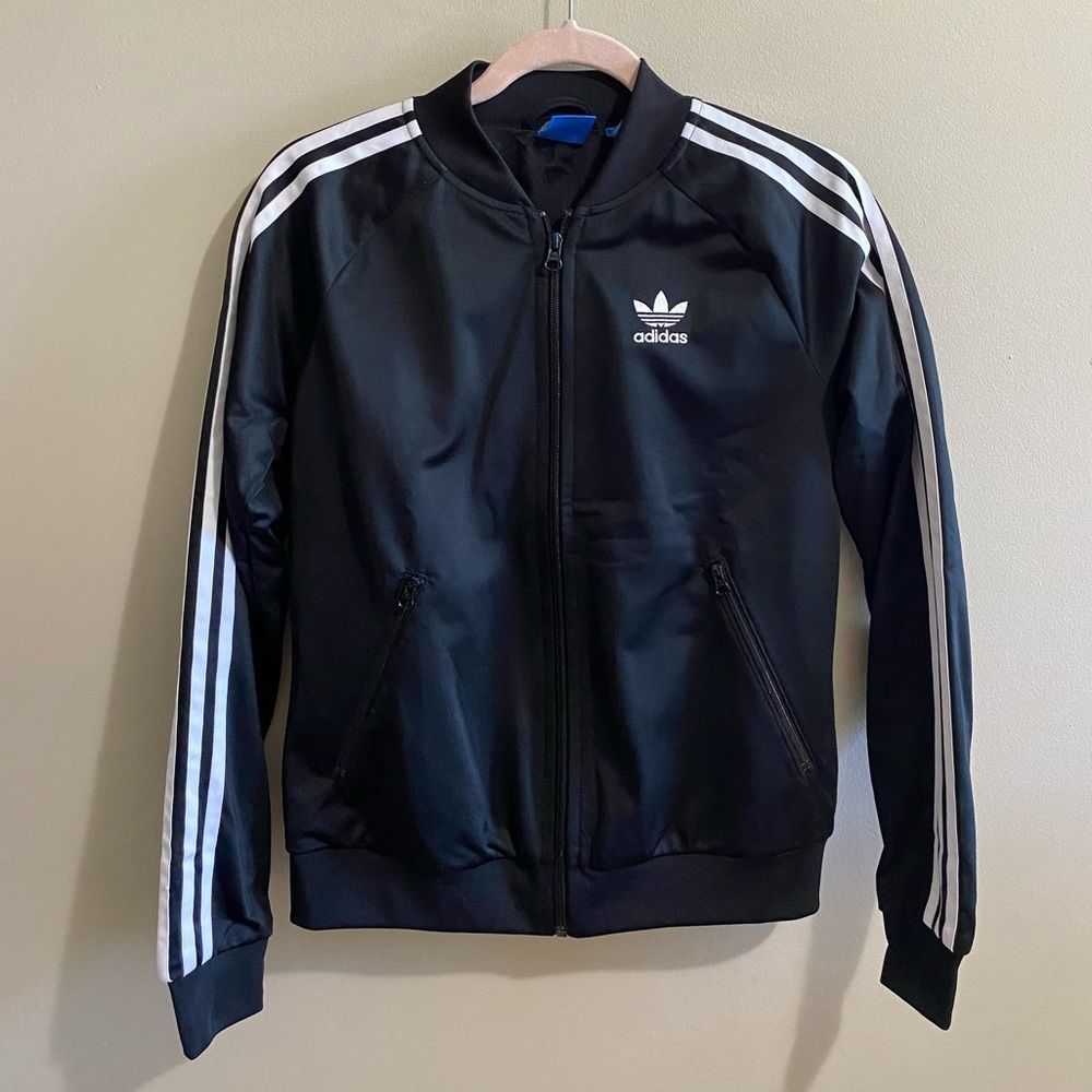 Adidas Black Varsity Jacket